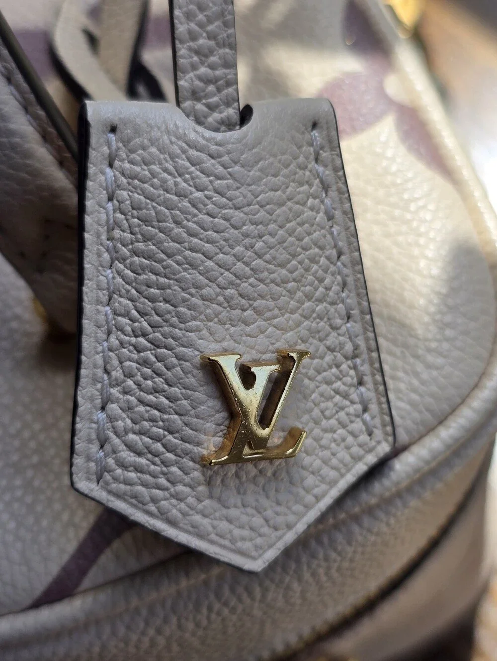 Louis Vuitton Vanity PM in Creme and Bois de Rose Bicolor Monogram Empreinte